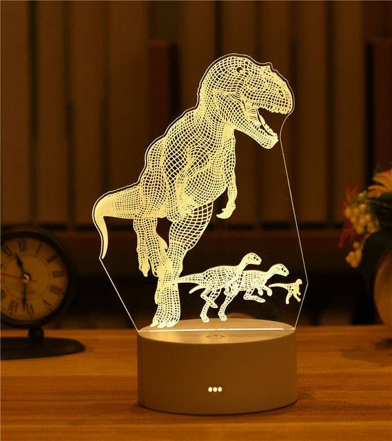 3D Led nachtlamp / decoratielicht