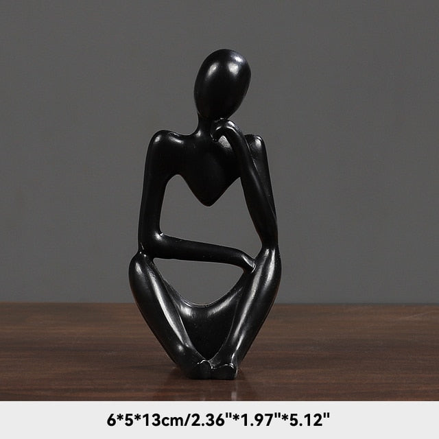 The Thinker Abstract Figurine