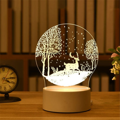 3D Led nachtlamp / decoratielicht