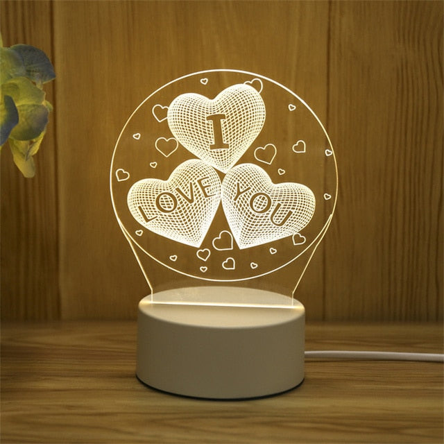 Kids 3D LED Creative Nachtlamp