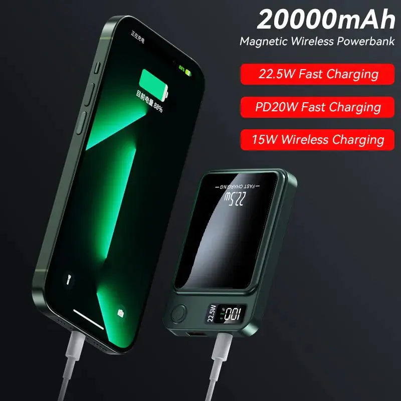 magnetische powerbank 20000mah