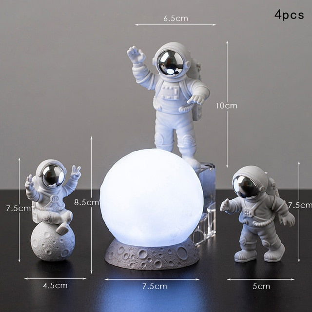 Astronaut and Moon huisdecoratie set